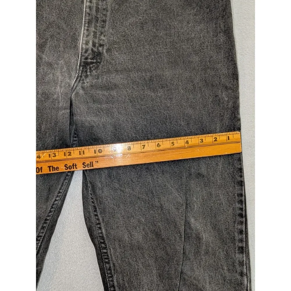 VINTAGE 90’s Levi's Orange Tab Jeans Mens 38x30 Black 40550 4155 Black Dark Wash